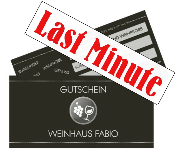 Last Minute Gutscheine Weinwandeung